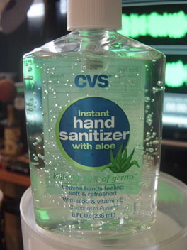 Hand sanitizer: a necessity.